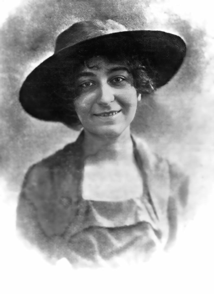 A political prisoner Armenian woman in an Ottoman prison